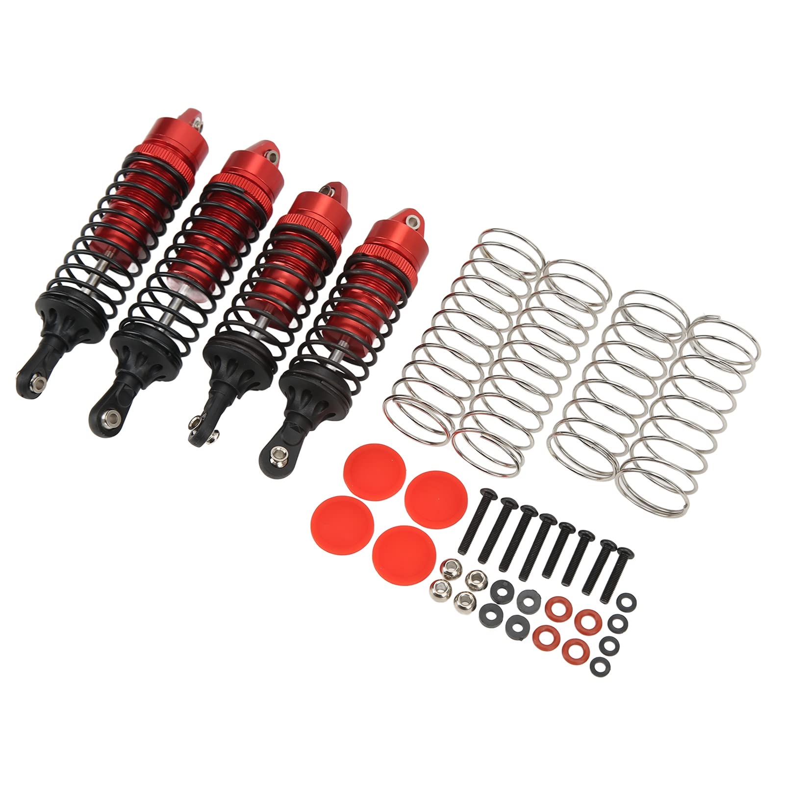 Torri Ammortizzatori In Alluminio Rosso Per Traxxas 4-Tec Drift 1/10 – Parti RC - 2