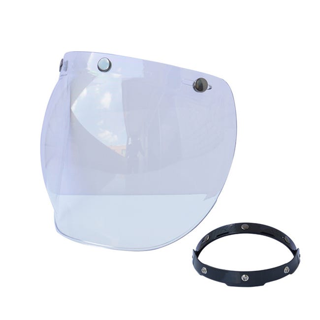 Visière De Casque Moto Universelle - Anti-buée, Anti-pluie - Pour Toutes Conditions
