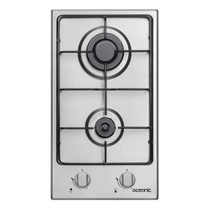 Domino gaz OCEANIC - inox | Leroy Merlin