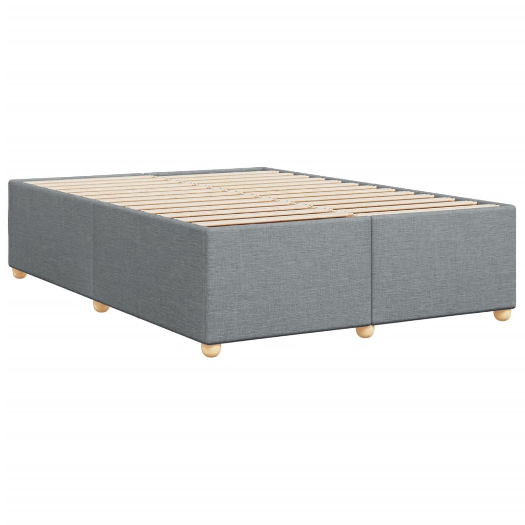 Maison Exclusive - Cadre de lit sans matelas gris clair 160x200 cm tissu - 6
