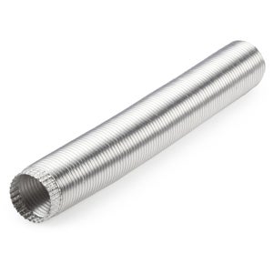 Tubo flessibile in alluminio per canalizzazione aria 10 Metri- 100 mm
