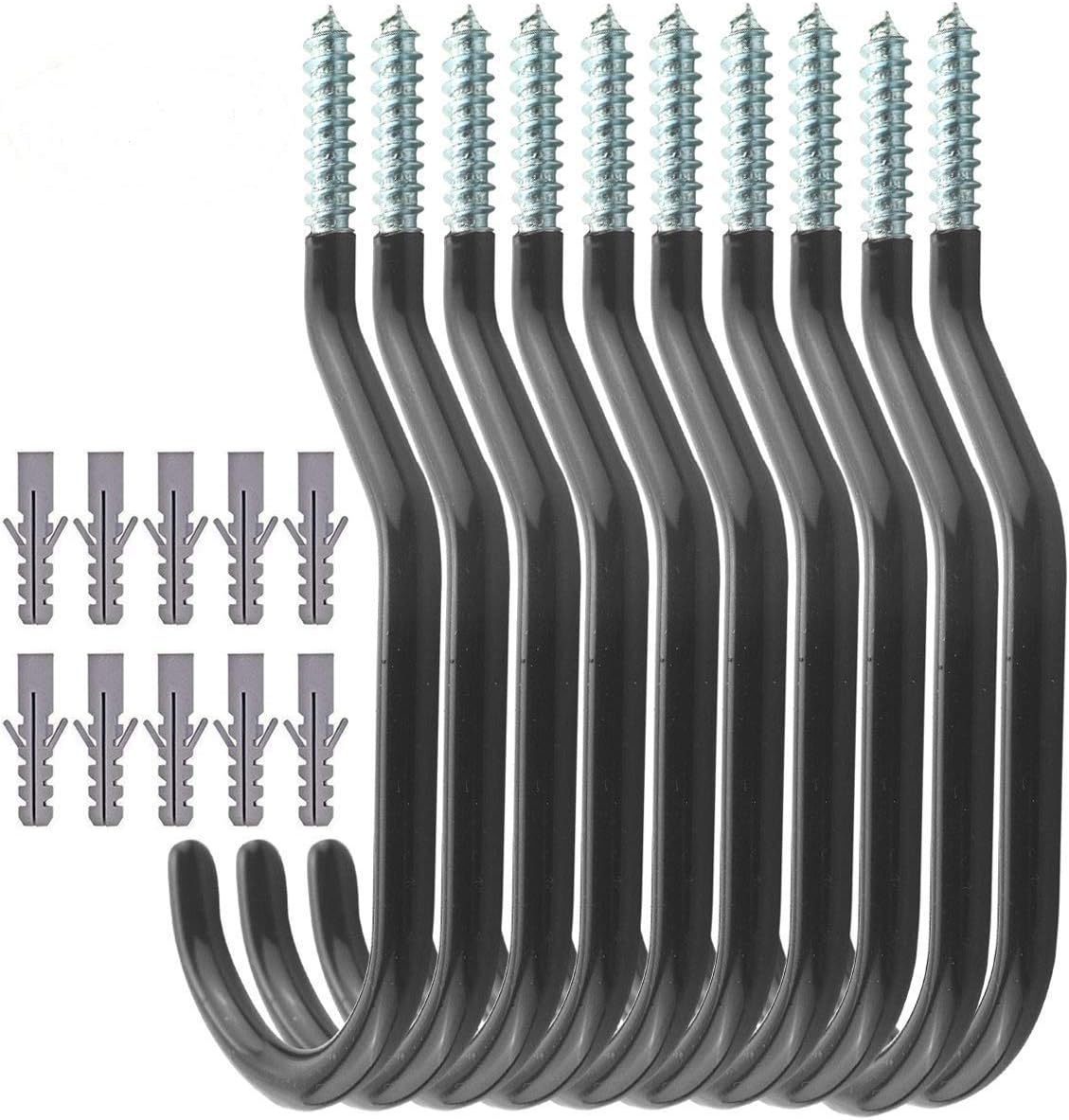 10 ganchos para bicicletas, portabicicletas de pared, gancho de