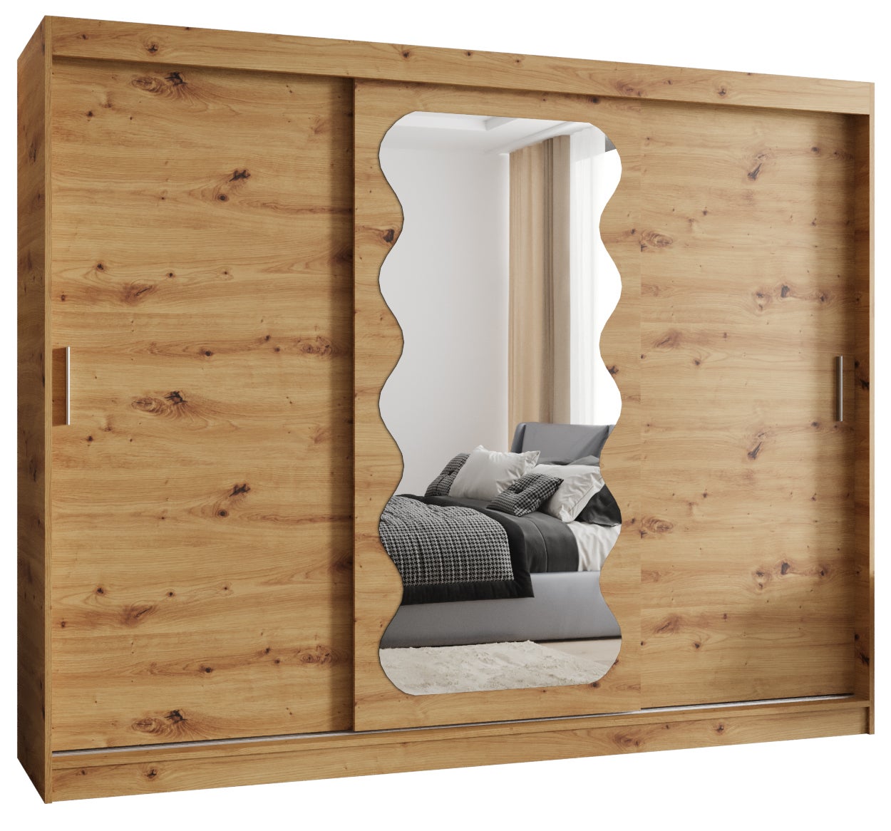 Szafa przesuwna garderoba SPOTI 250 x 62 x 200 cm Artisan