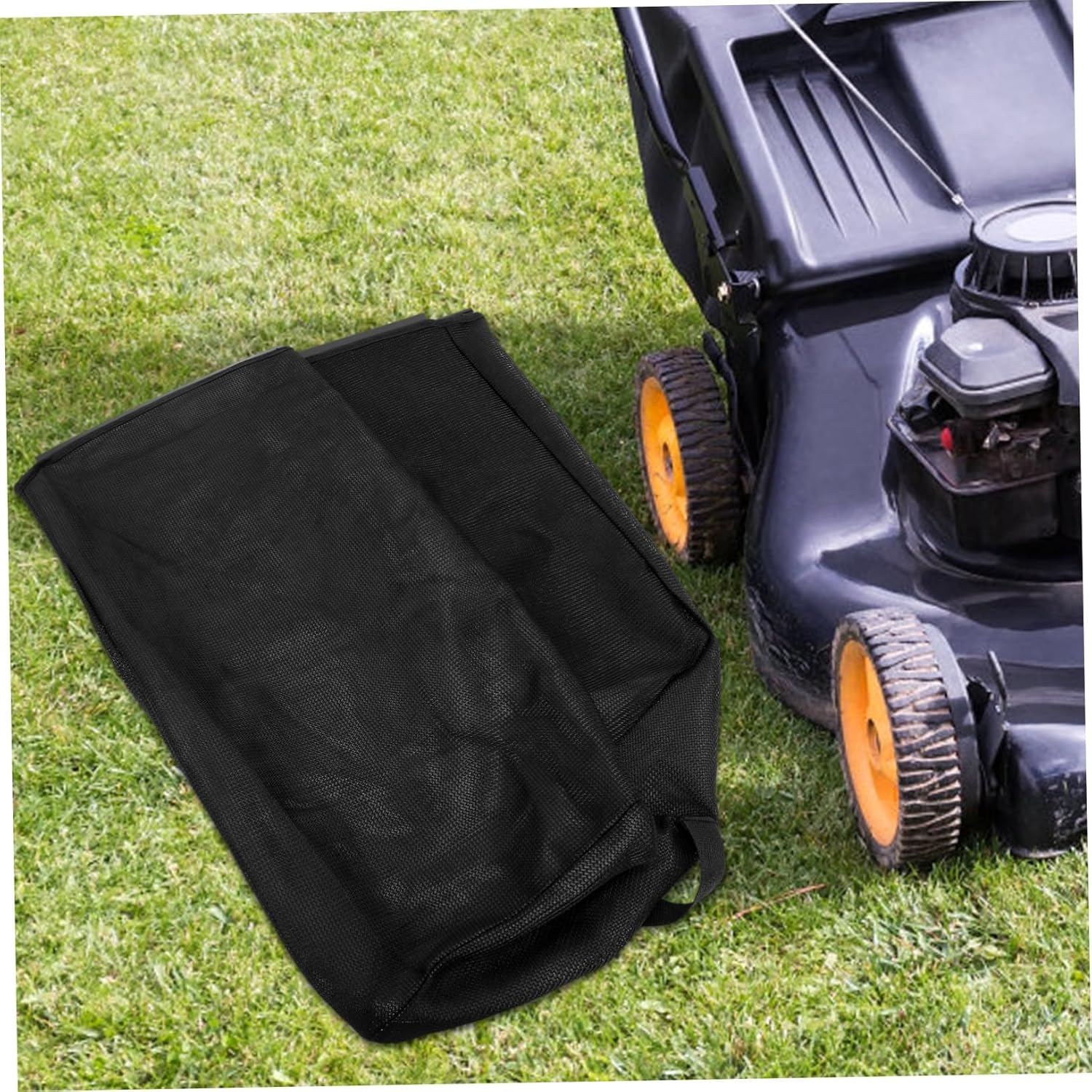 FUNOMOCYA Grass For Lawnmower Large Leaf Tractor Accessories Lawn Pickup Grass Lawn Mower Grass Braid Nylon Black - 5