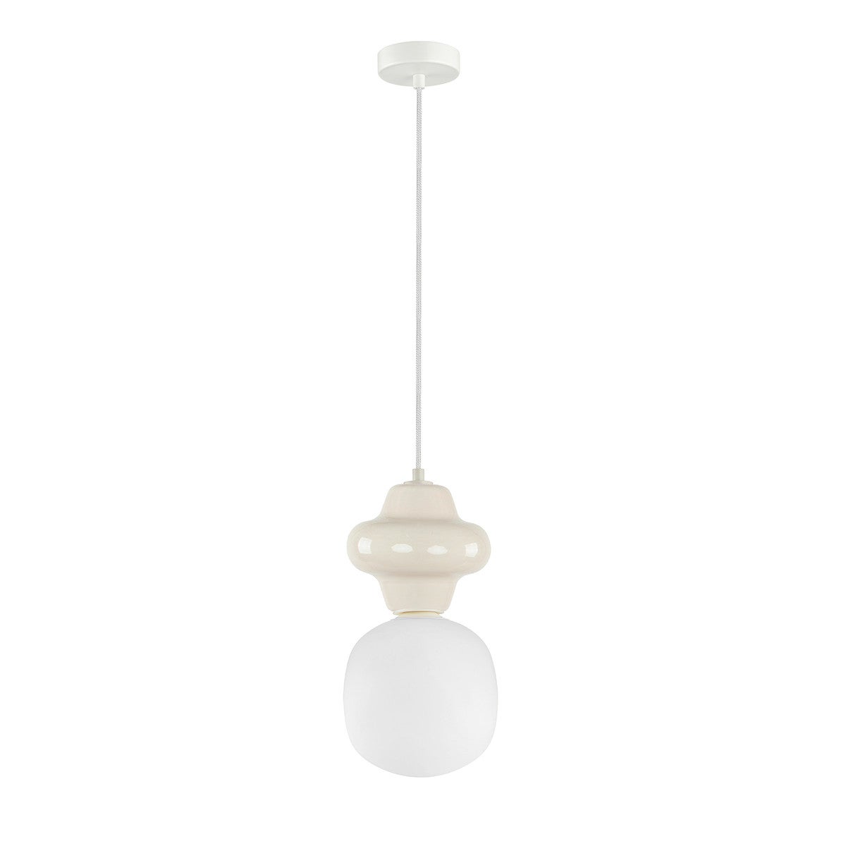 Lampa wisząca LATERA beżowa 1 x E14 x 40W wym: 120 x 15 x 15 cm Italux
