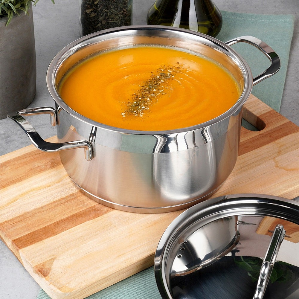 Garnek stalowy z pokrywką ANETT 16 cm, 1,9 l - 6