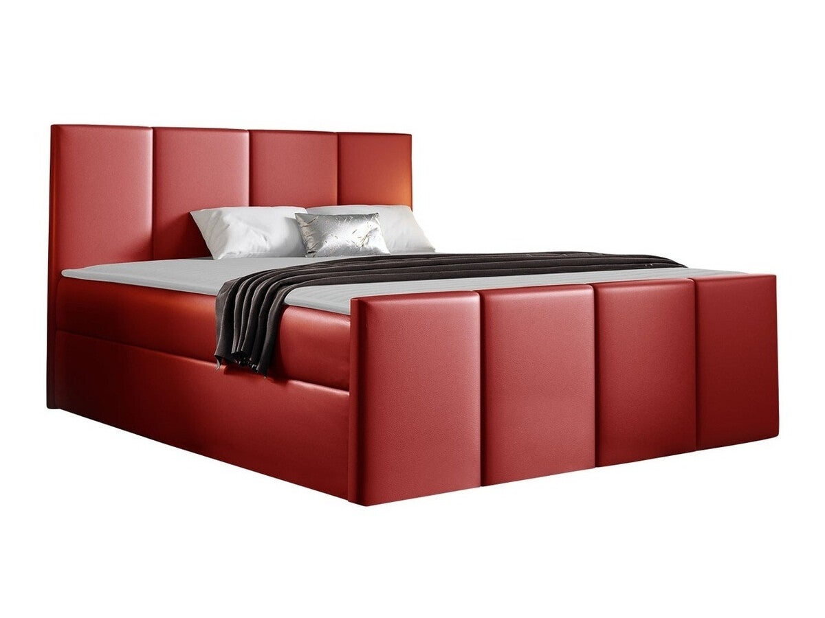 Lit continental Baltimore 154, Continental, Double, Rouge, 180x200 ...