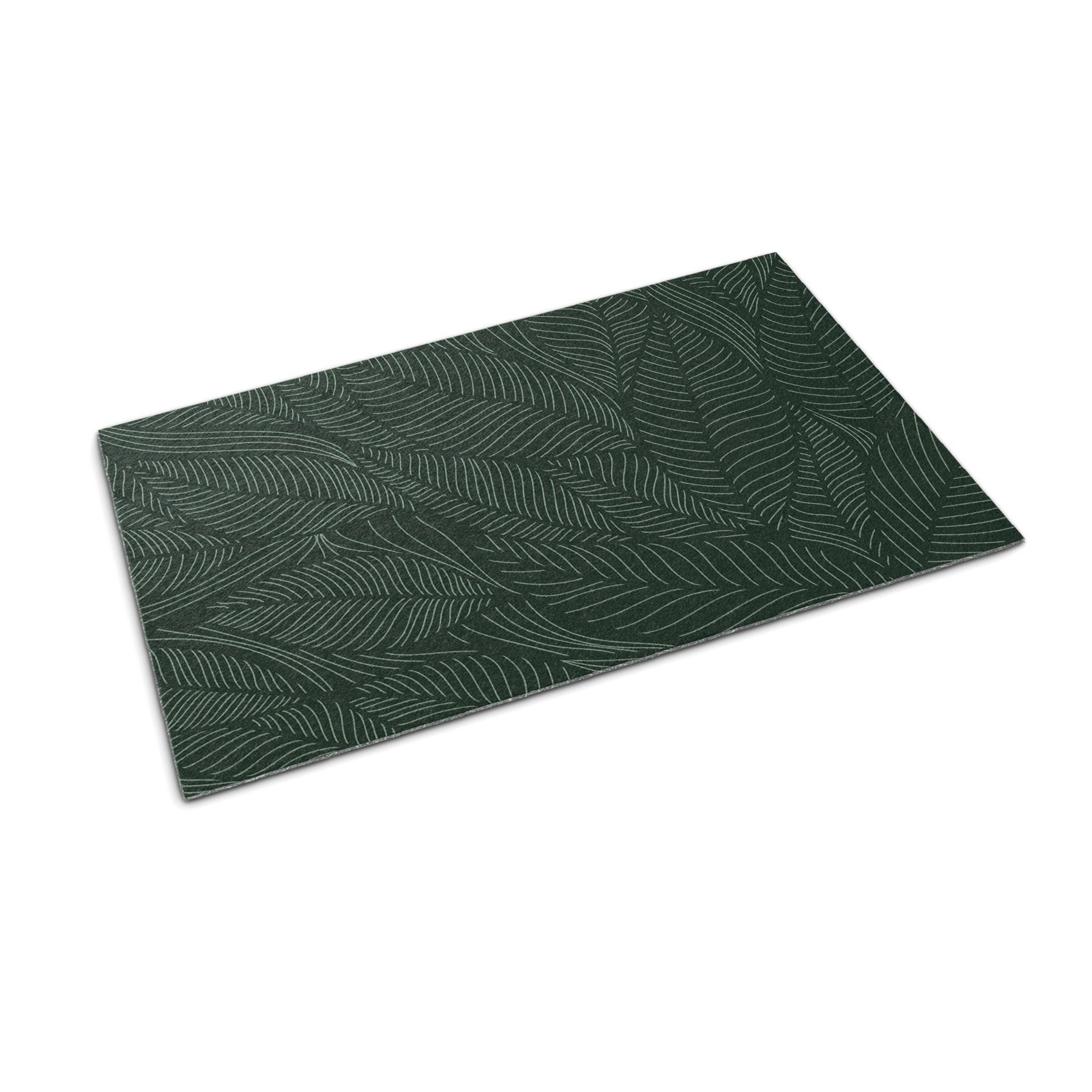 Wycieraczka zewnętrzna pod drzwi wejściowe 90x60 cm- Tulup - Wzór roślinny