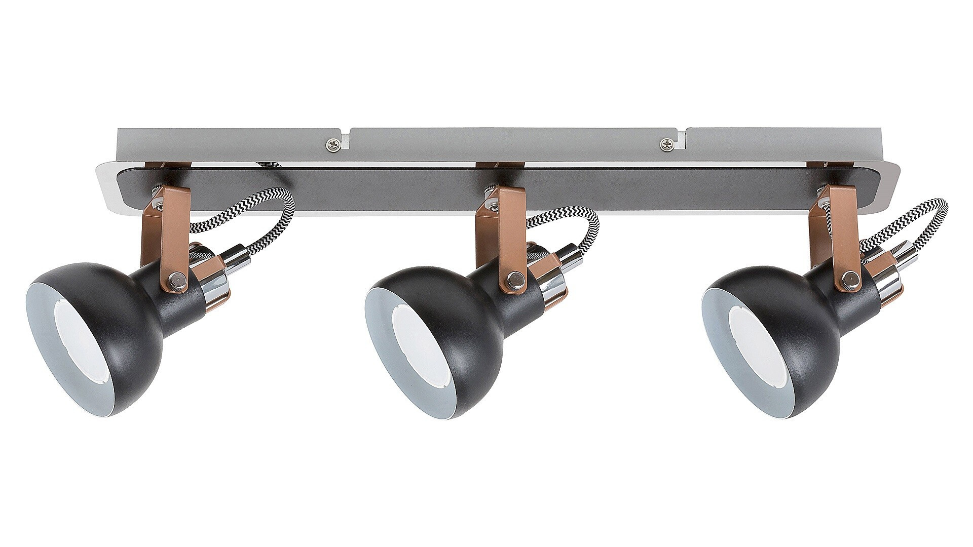 Reflektor sufitowy spot natynkowy Balzac listwa czarny matowy 3xGU10x35W wym: 18 x 43 x 15 cm metal Rabalux