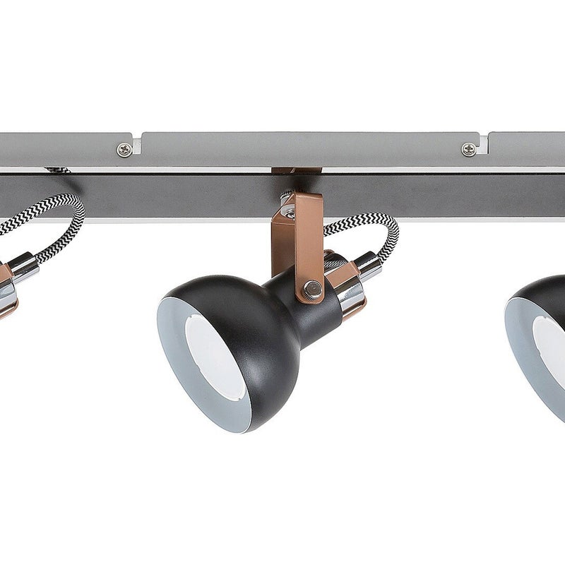Reflektor sufitowy spot natynkowy Balzac listwa czarny matowy 3xGU10x35W wym: 18 x 43 x 15 cm metal Rabalux