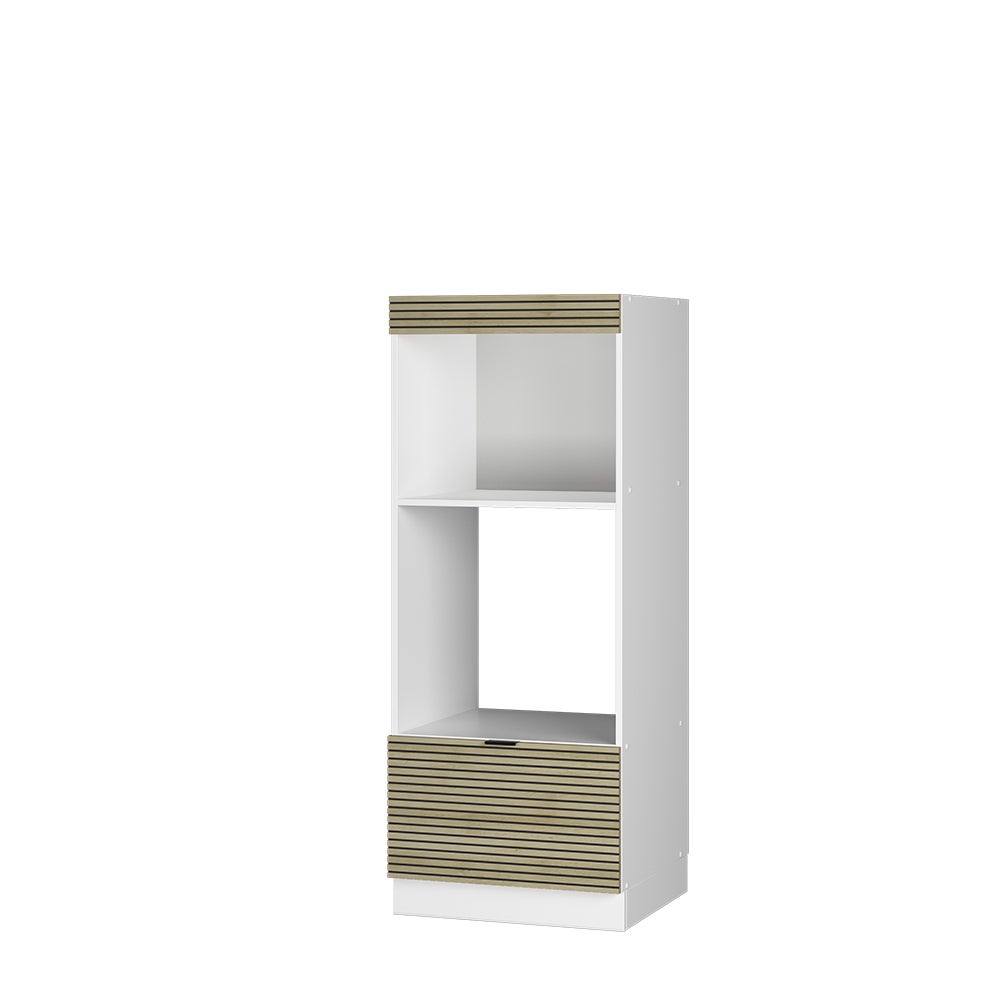 Vicco Szafka do mikrofalówki Fame-Line, Panel dębowy, 60 cm otwarty