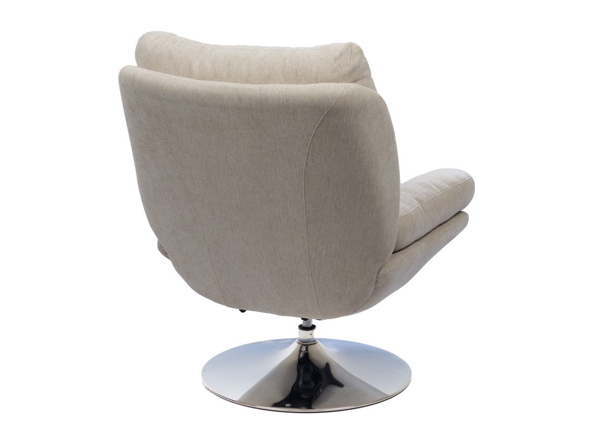 Fauteuil pivotant Magnum Beige - Amadeus - 2