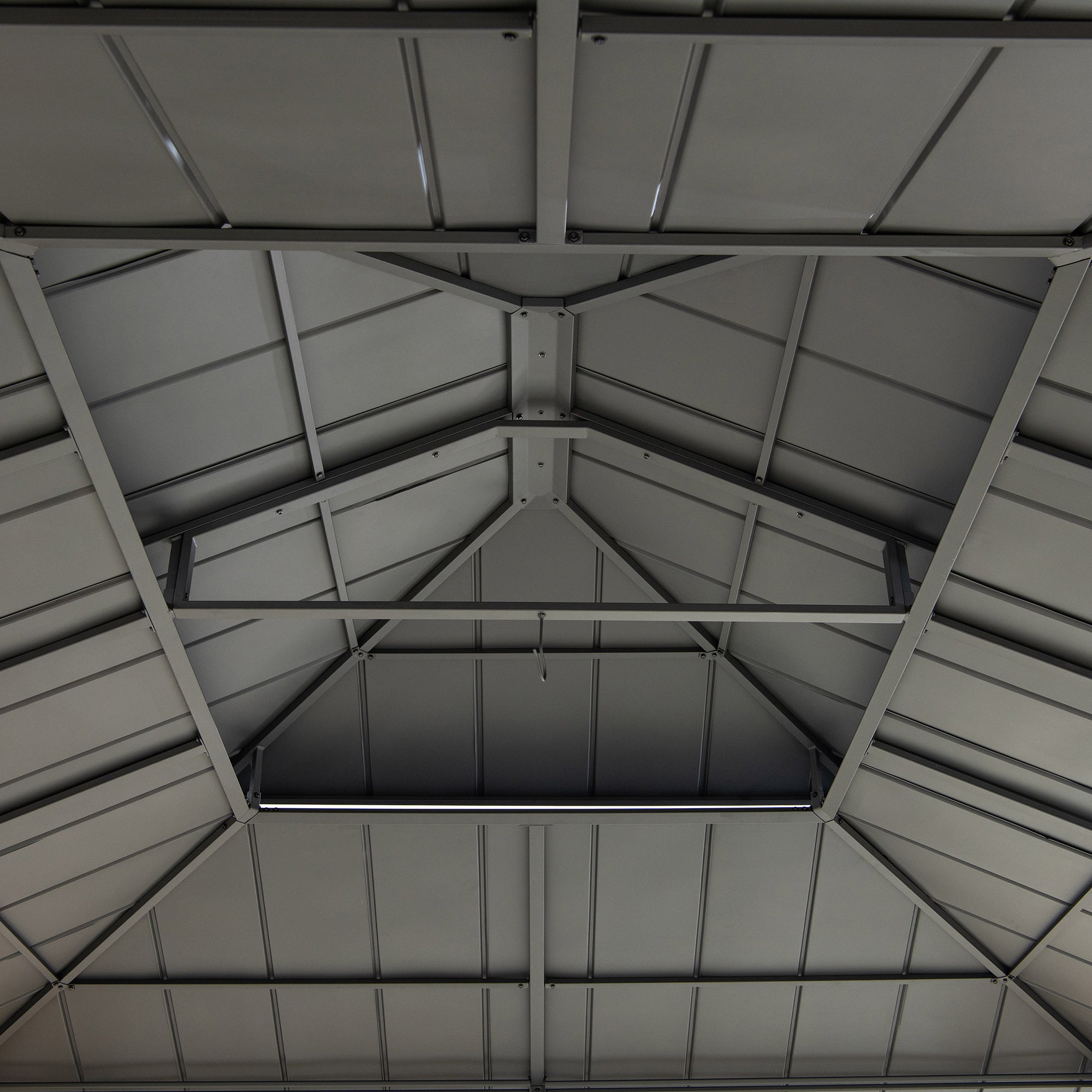 Tonnelle en bois de cèdre RIMO - 390cm x 450cm, anthracite - 5