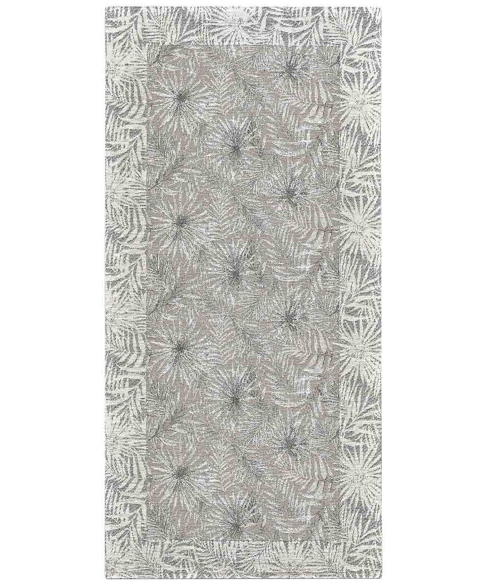 MALAYSIA Dywan welurowy antypoślizgowy 55x140 cm PIASKOWY | GalleriaFarah1970