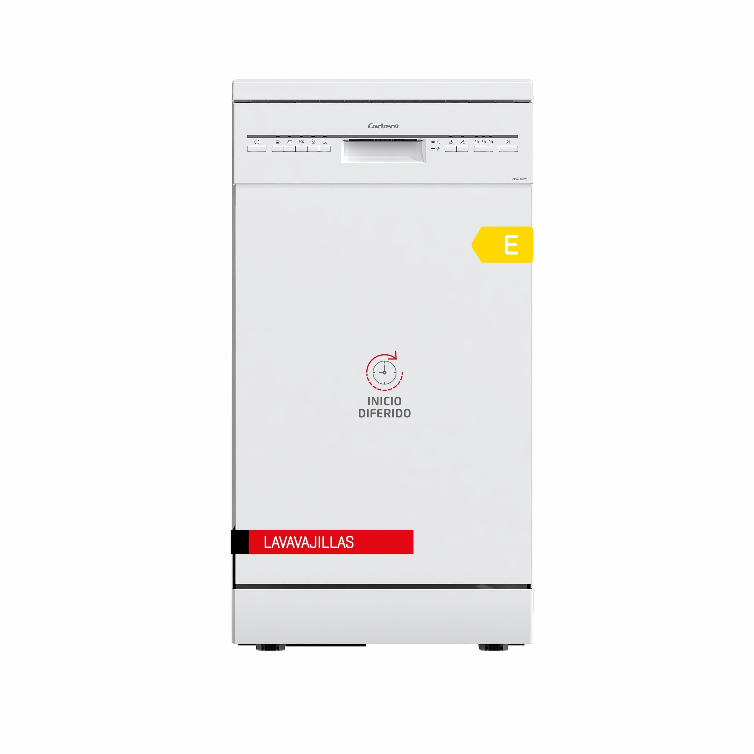 Corbero Blanco Lavavajillas Clvm403w 10 Servicios 45Cm E - Imagen 3