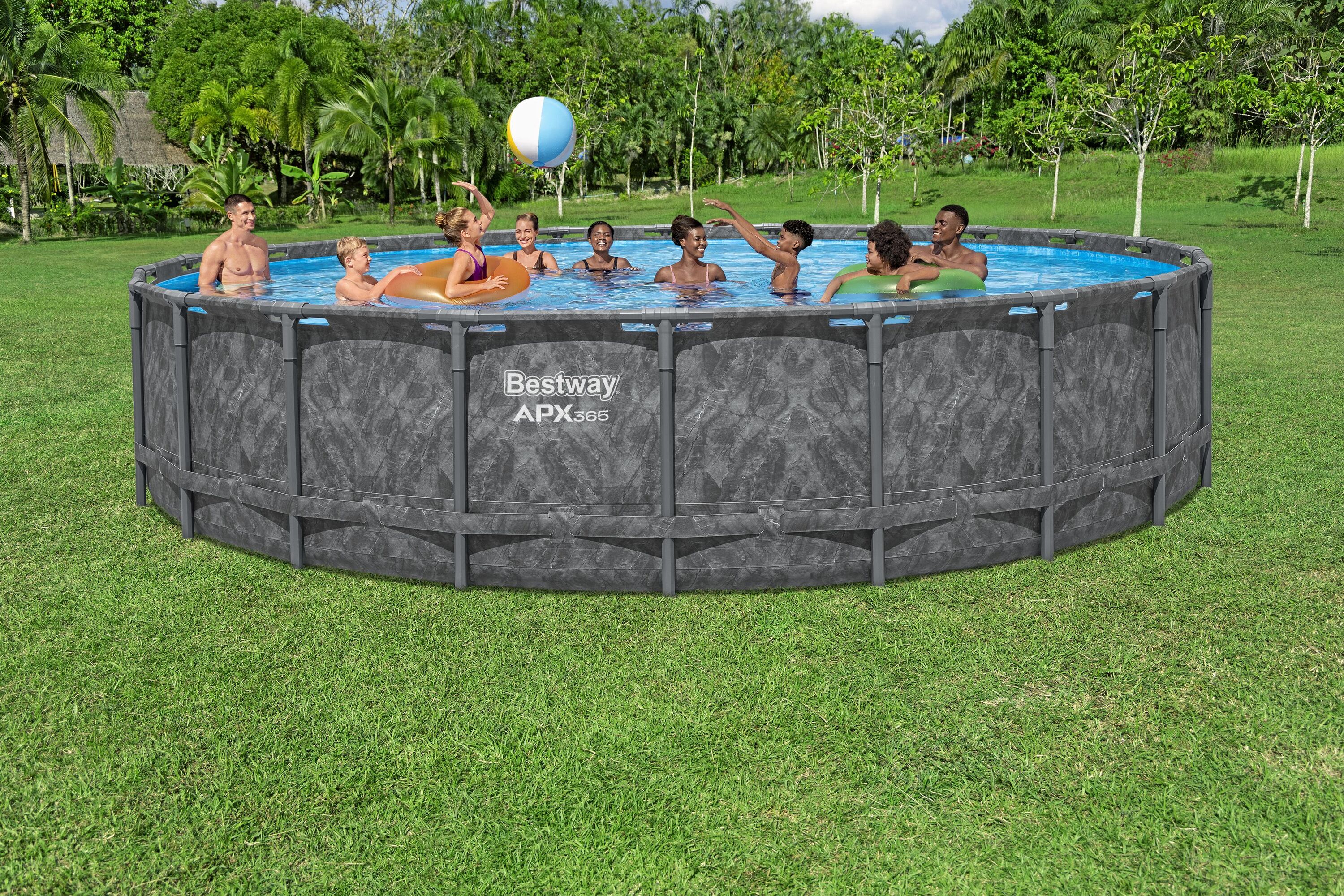 Bestway Piscine hors sol ronde 610 x 132 cm APX 365 - 6