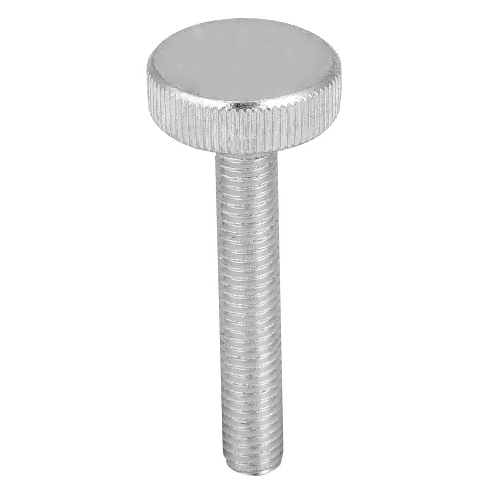 10 pezzi M8 in acciaio al carbonio zincato con testa zigrinata piatta e viti a testa zigrinata (M8*50) - 4