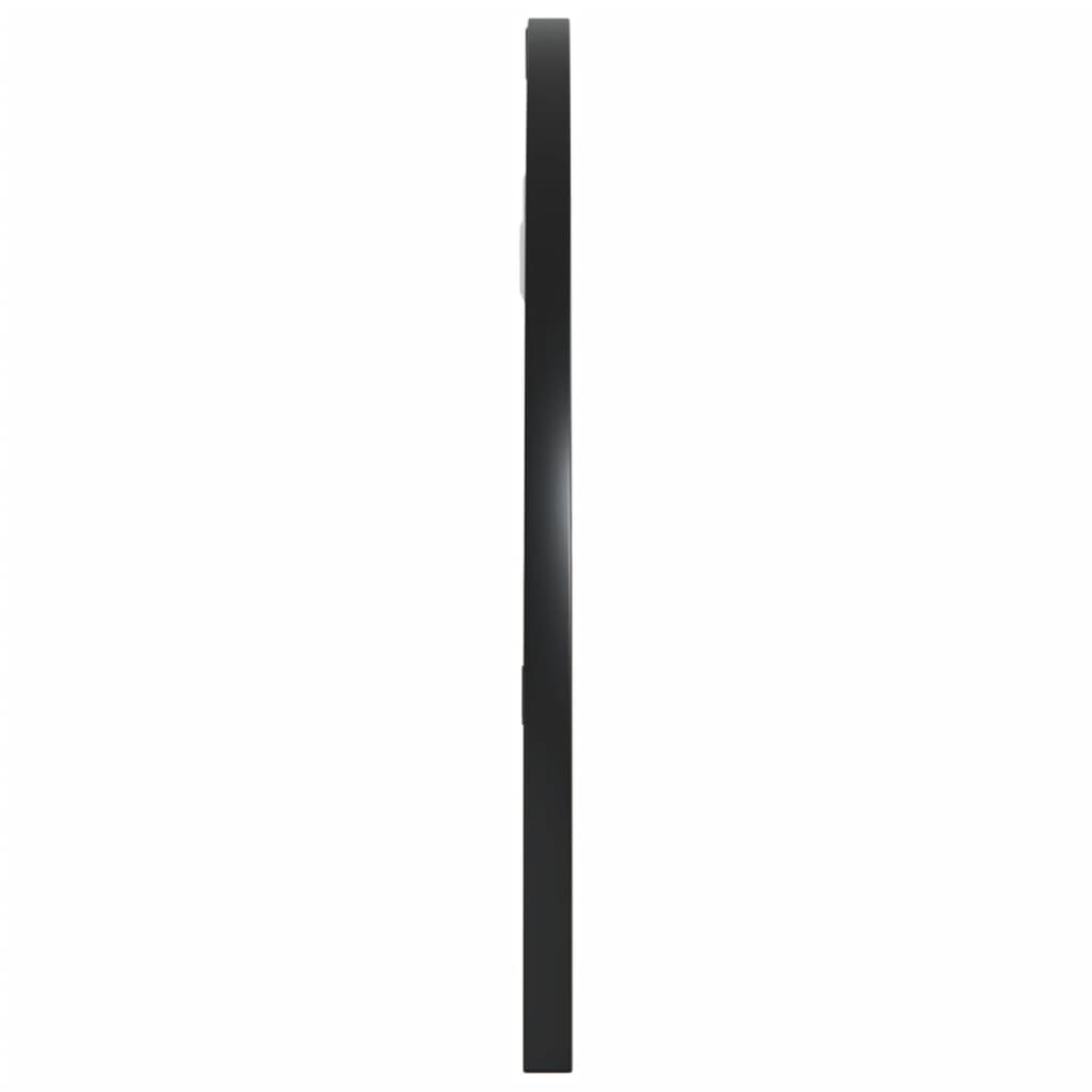 Maison Exclusive - Miroir mural noir 60x30 cm arche fer - 4