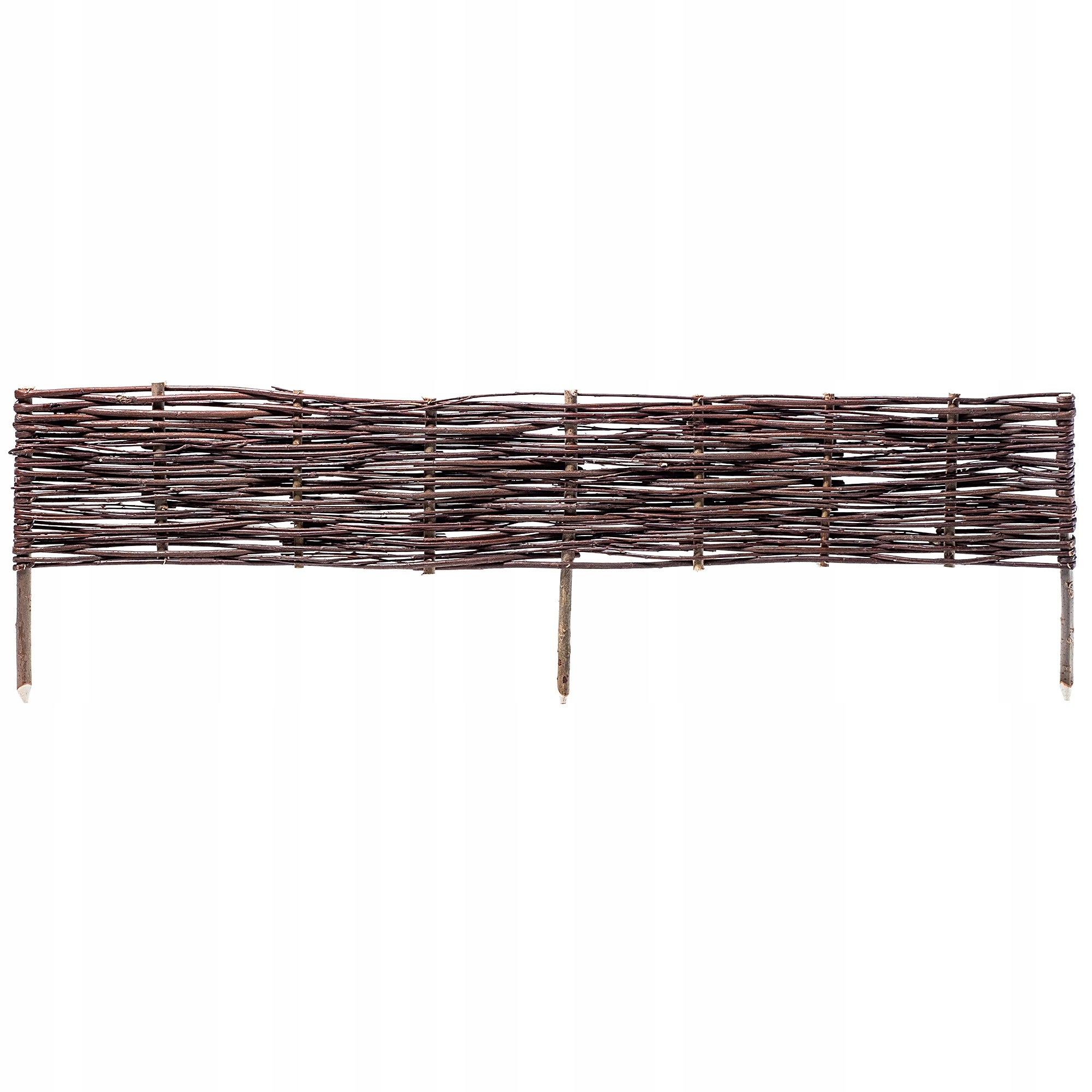 PALISADA OGRODOWA WIKLINOWA OBRZEŻE TRAWNIKOWE PŁOTEK 120x40 cm WYSOKA PŁOT