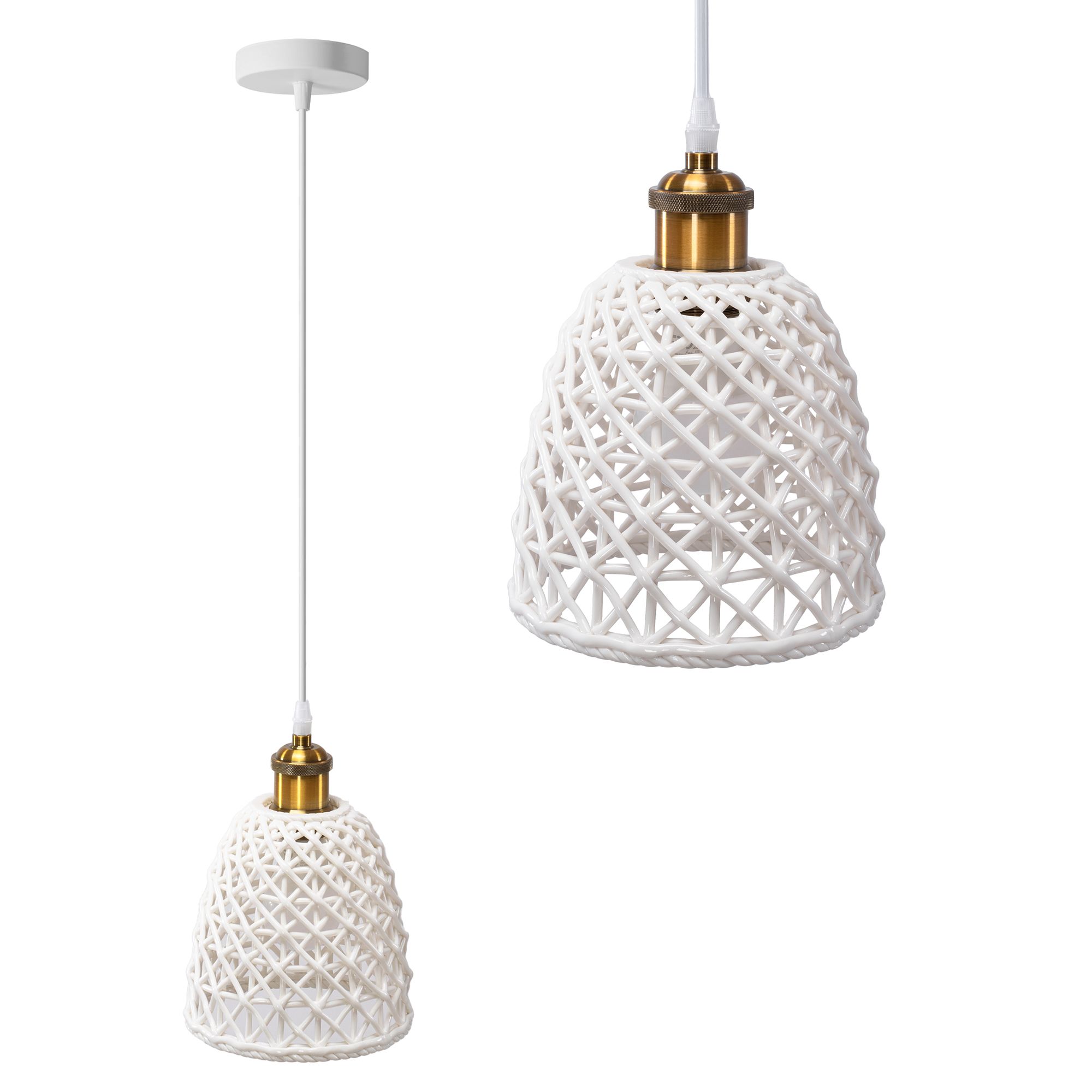 Lampa Sufitowa Wisząca Toolight App1006-1Cp Biały