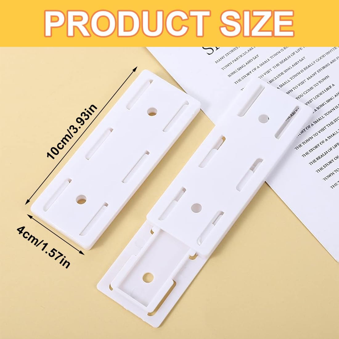 4 Pièces Support Adhésif Mural pour Multiprise Électrique Rangement Organisateur pour Prises, Routeur WiFi, Ordinateur, Boîte à Mouchoirs, Cuisine - 2