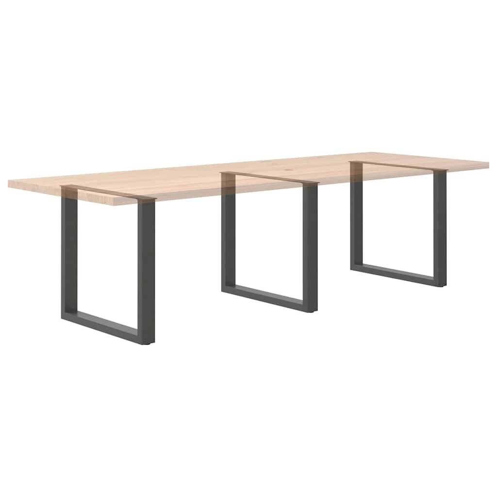 Pieds de table basse forme de U 3 pcs | Pied de meuble anthracite 90x(72-73) cm CFW714337 - 8