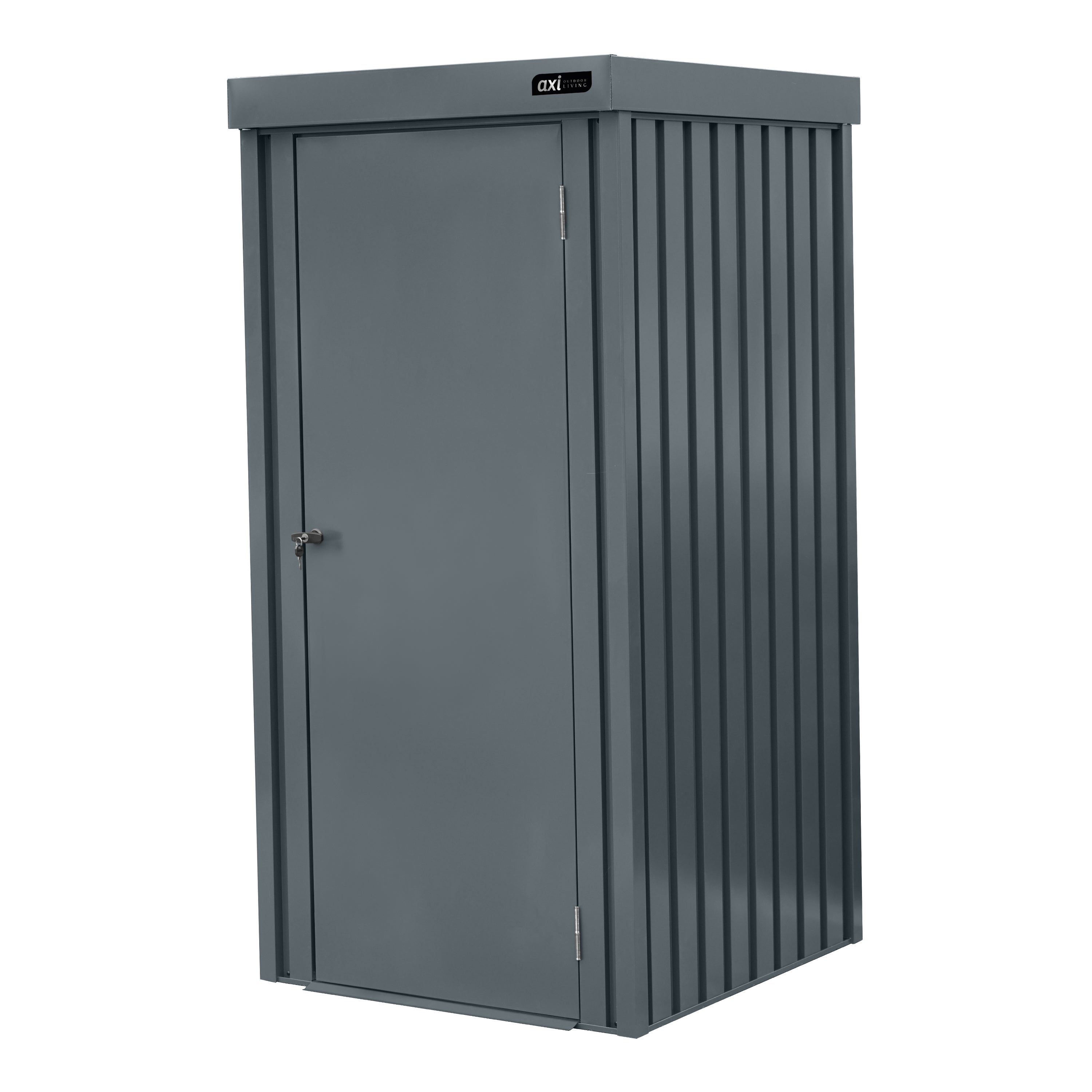 AXI Hector Premium Armoire de Jardin, 1300L, en Acier Galvanisé| Armoire Exterieur, Toit Incliné | Armoire de Rangement Extérieur | Serrure avec 2 - 2