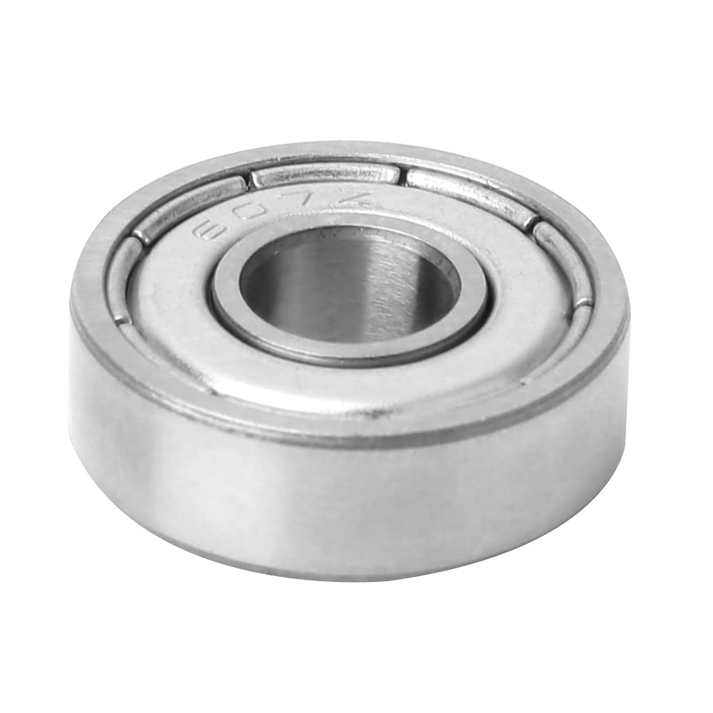 20 Cuscinetti A Sfera 608ZZ - 8x22x7mm, Doppia Schermatura Metallica, Per Skateboard, Spinner - Foto 3