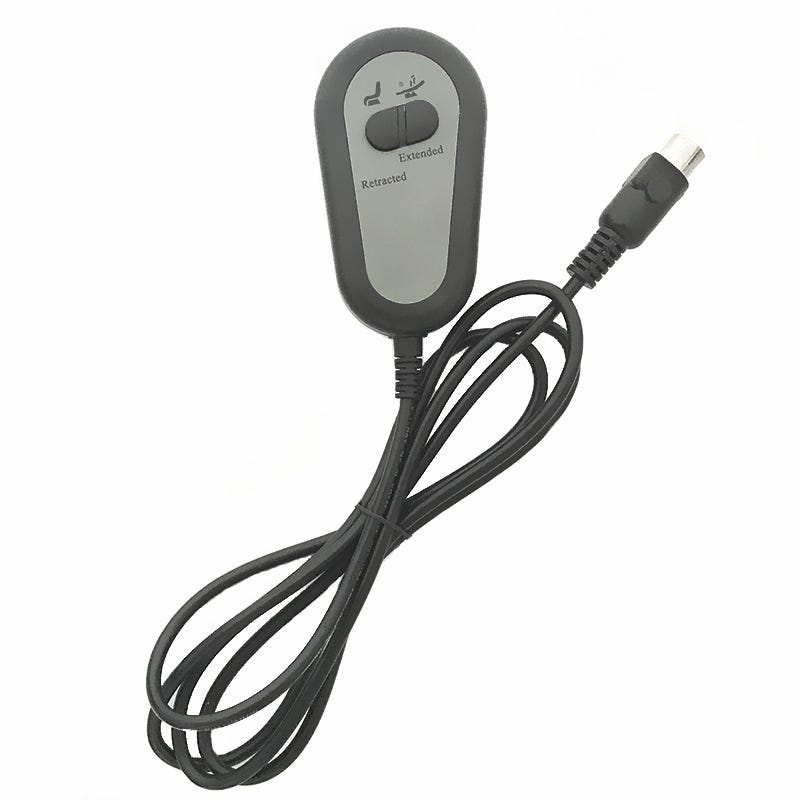 Contrôleur Manuel Pour Canapé électrique - Interrupteur Rond 2 Boutons, Plug-and-play, Compatible Plupart Des Modèles