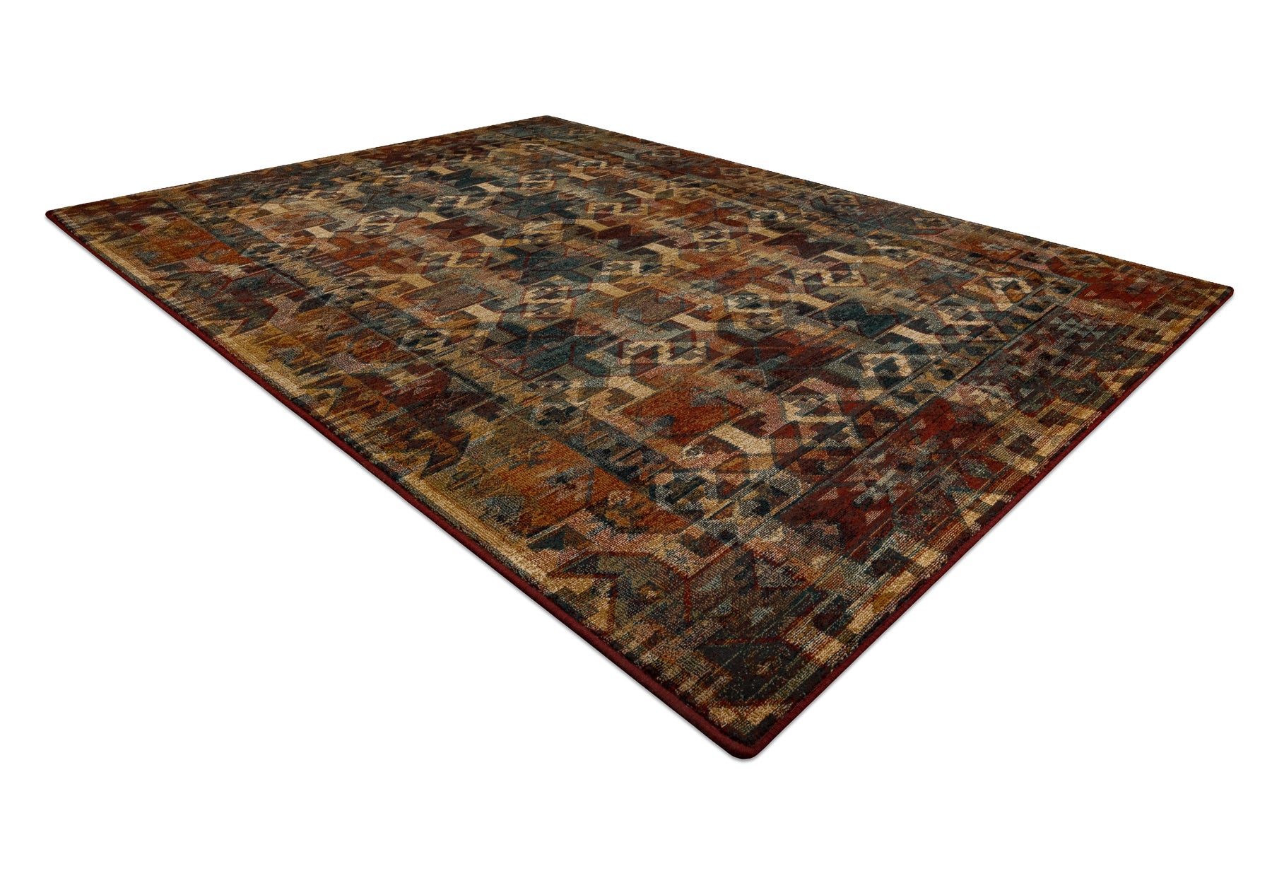 Dywan wełniany OMEGA HIMBA jasny rubin 235x350 cm - 3
