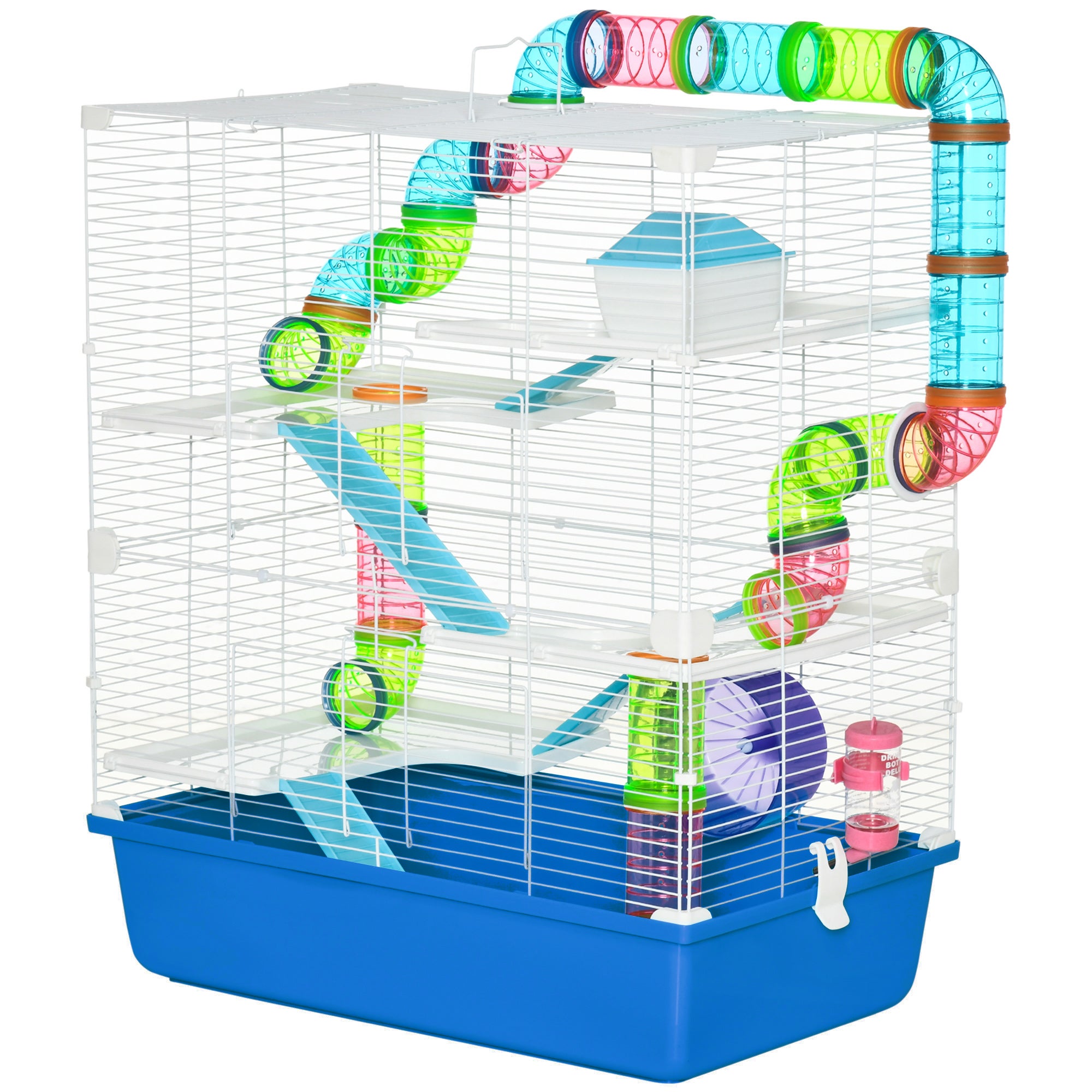 Cage pour hamster et petits rongeurs à 5 niveaux avec accessoires ...