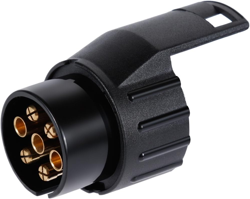 Adapter Wtyczka Przyczepy Hak Holowniczy 7-Pin na 13-Pin do Przyczepy Samochodowej