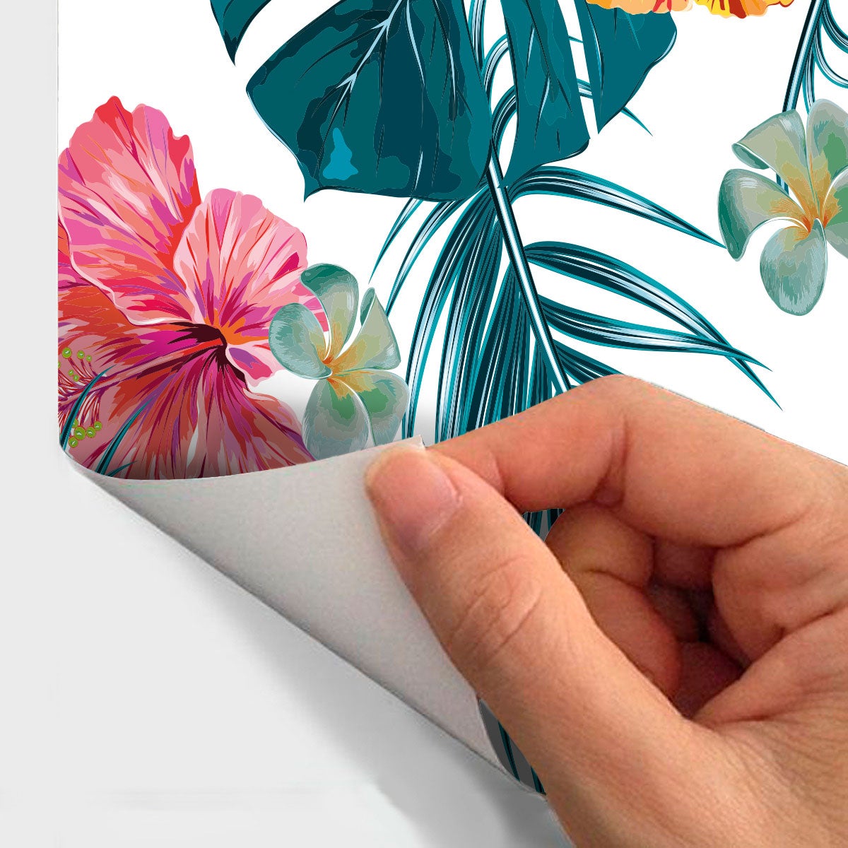 Adesivo arazzo tropicale San Felipe - Sticker adesivo - adesivi murali - 30x30cm - 4