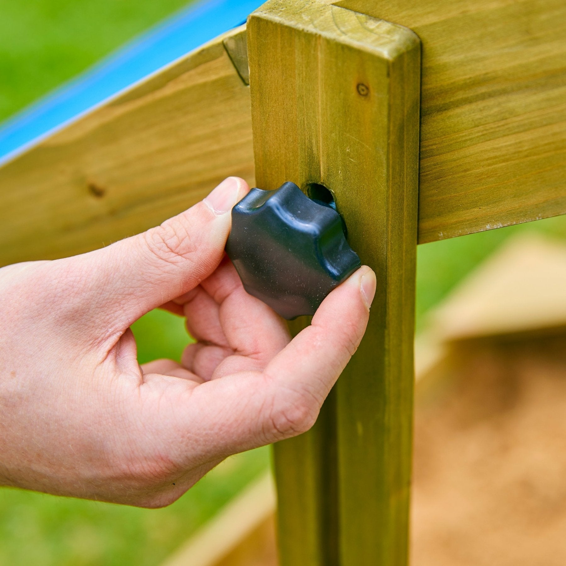 Bac à sable enfant avec auvent bois FSC® - 3
