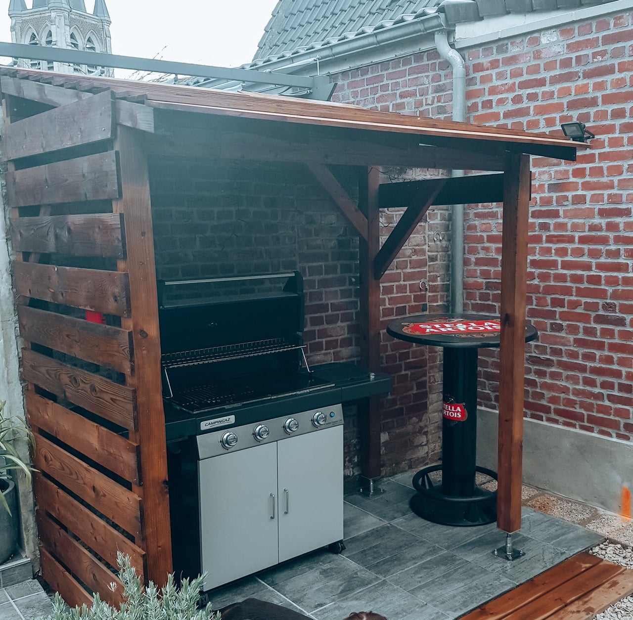 Abris pour Barbecue et Plancha - 2m - Couvert - Jardinatoire - 4