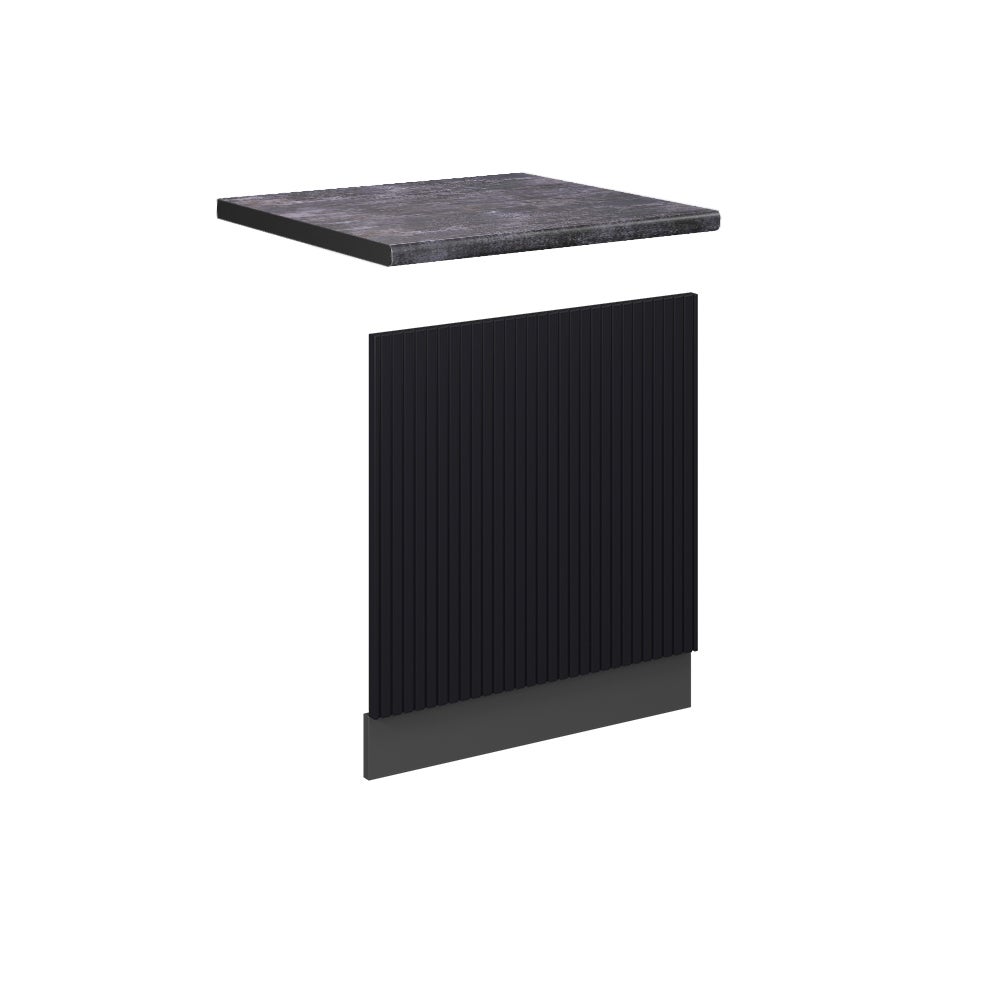 Vicco Panel przedni Fame-Line, Czarne paski, 60 cm , BP Antracyt