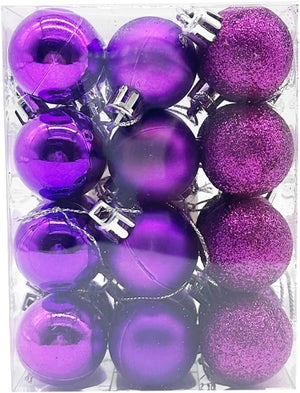 Lot De 24 Boules De Noël Dorées D'un Diamètre De 3 Cm, Boules De Noël