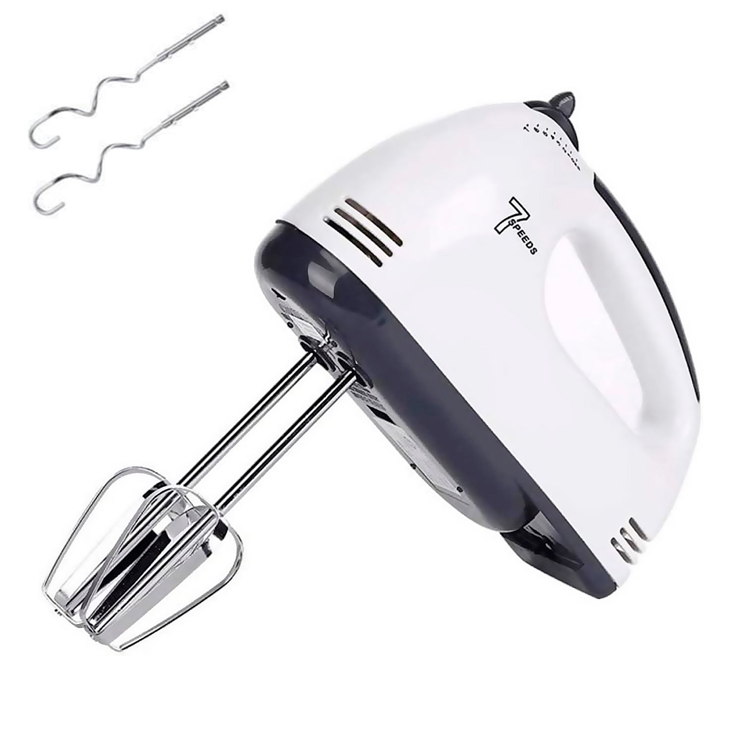 Dam Blanco Doble Batidora De Mano Con Varillas De 260W 7 Velocidades Y Función De Extracción Turbo - Imagen 2