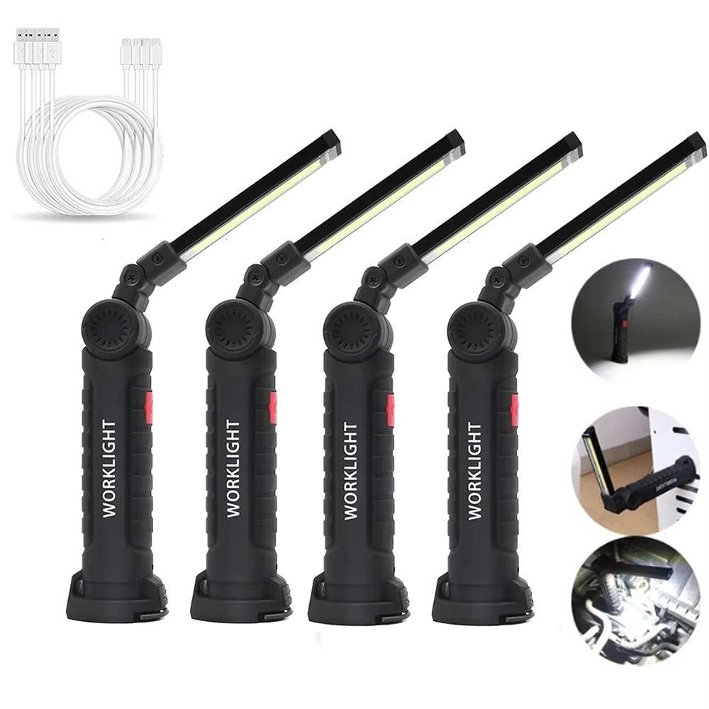 Torcia 34 Led Smd Portatile Di Emergenza Lampada Lavoro Appendibile Con