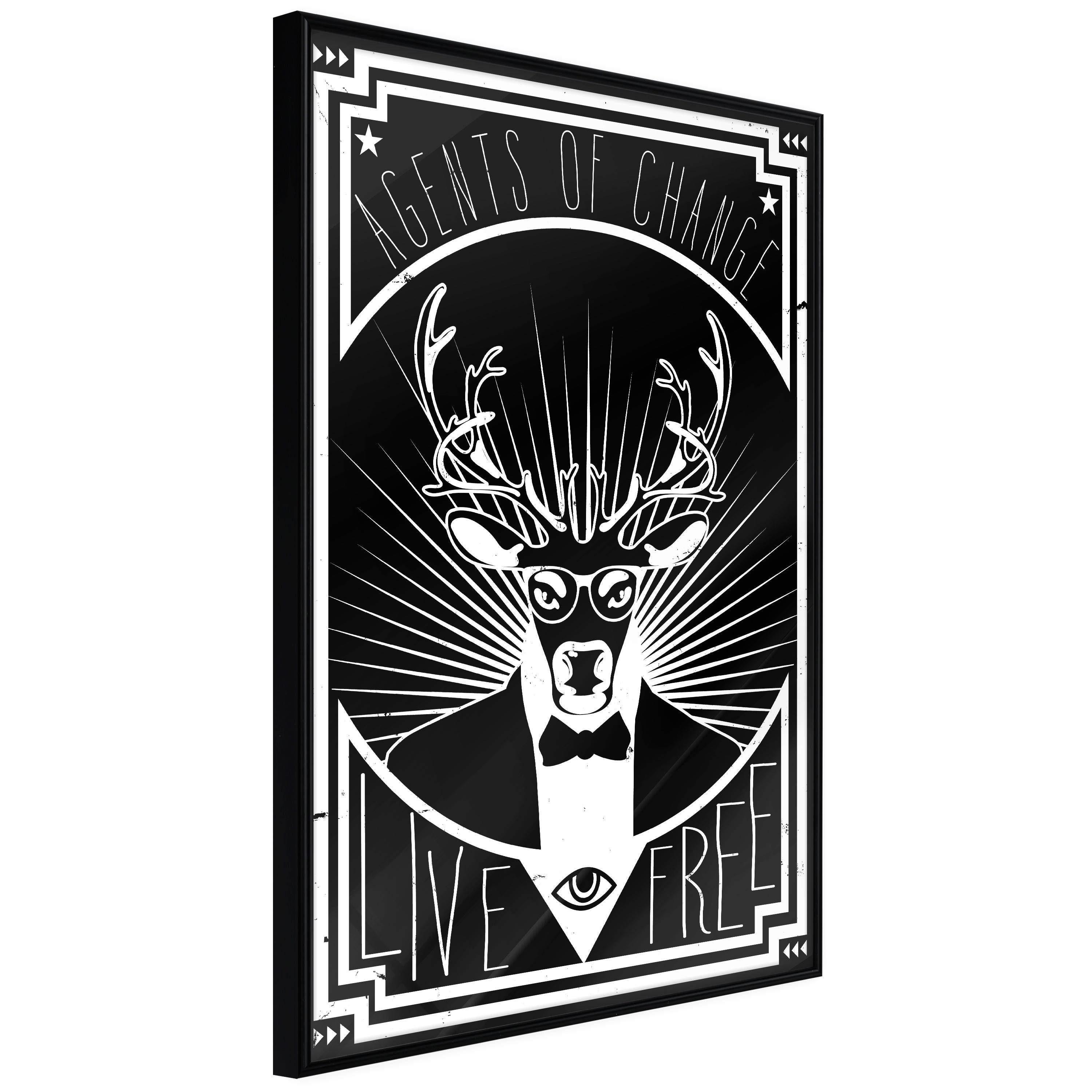 Set De 3 Affiches Citation Salon Noir Et Blanc 20x30 Cm – Décoration Murale Moderne Calligraphie