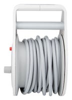 Mini Enrouleur 2 Prises P+T + 2 USB 7m Bleu - Zenitech Multiprise Enroulable Compacte