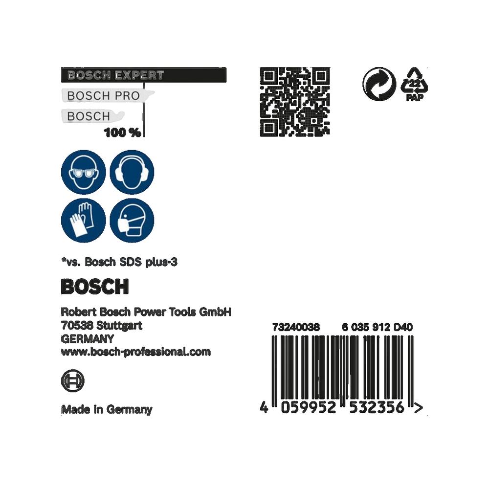 Wiertło do młotowiertarki Bosch Expert SDS-plus-7X 6 mm 200 mm srebrny