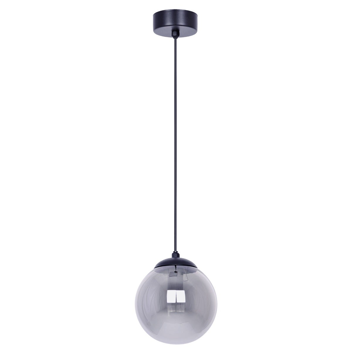 Lampa wisząca GAMMA czarno-grafitowa 1xE14x40W metal wym:95x14x14cm IP20 Kaja