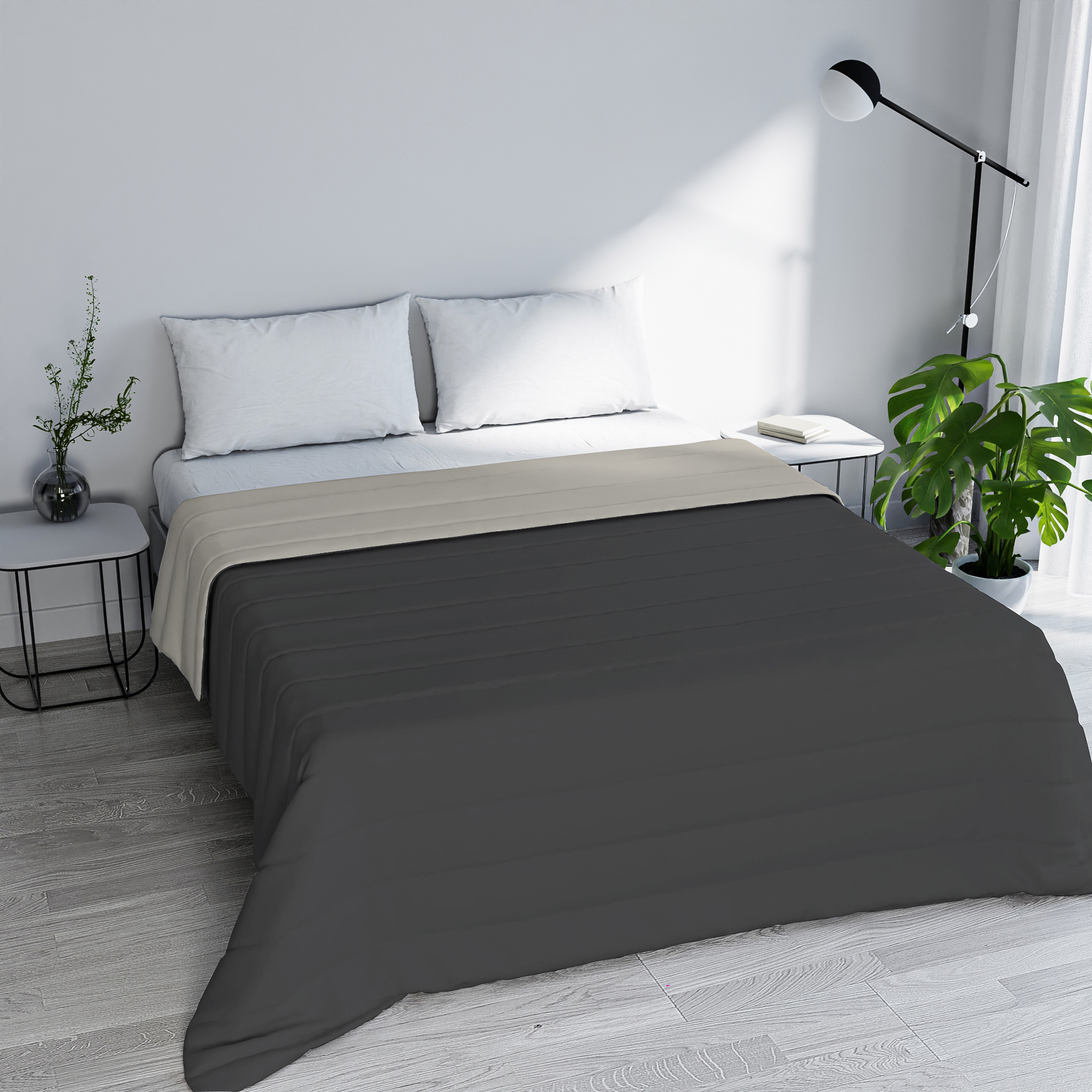 Cobertor De Cama Blanco Piero 160 X 240 Cm