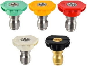 Embouts Pulvérisation Nettoyeur Haute Pression 65° 1.3mm - 4 Pièces Acier Inoxydable