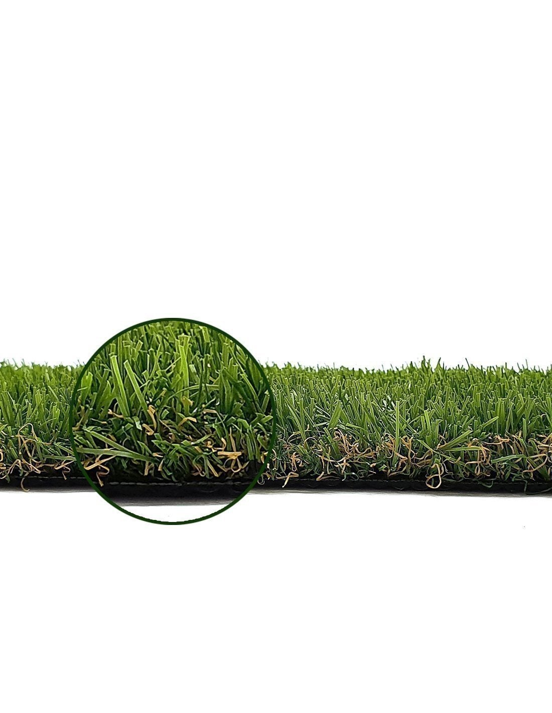 Relva Artificial Alhaurin 25mm - Rolos | Ideal para Terraços, Varandas, Jardins e Pátios | Fácil instalação | 2 x 4 metros: 8 m2 - 2