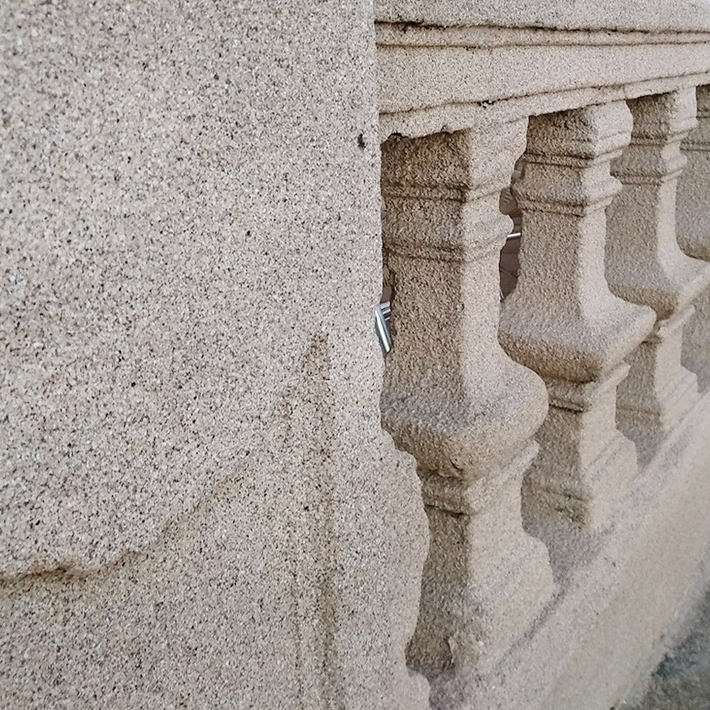 Pittura effetto pietra: Polipiedra Sopgal (5+1kg - Pietra Chiara) - Rivestimento impermeabilizzante per esterni con finitura pietra naturale - 3