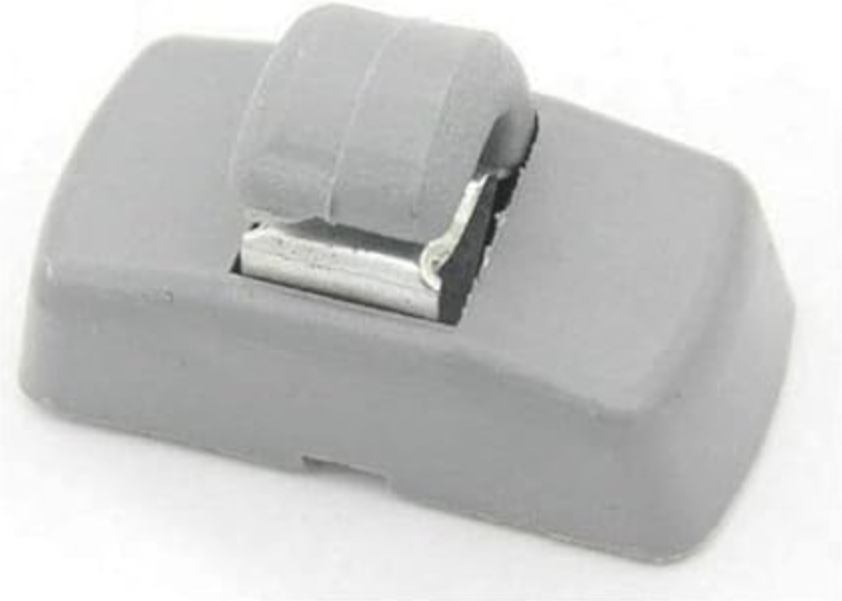 Uchwyt zaciskowy do osłony przeciwsłonecznej, 3B0857561, wspornik haka, dwie sztuki (szary) (4,2 * 2,1 cm)