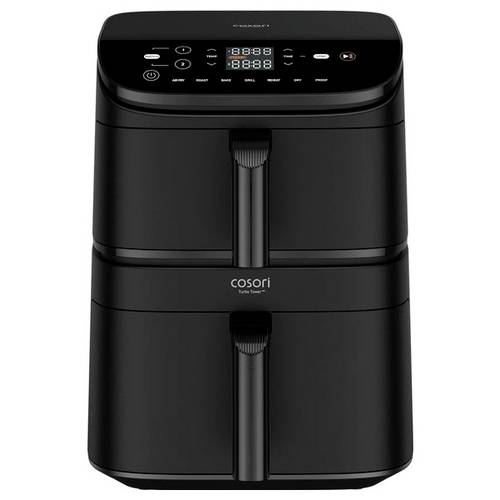 Cosori CAF-DC121-ADER Freidora de Aire Doble Independiente Negra 10.8 L