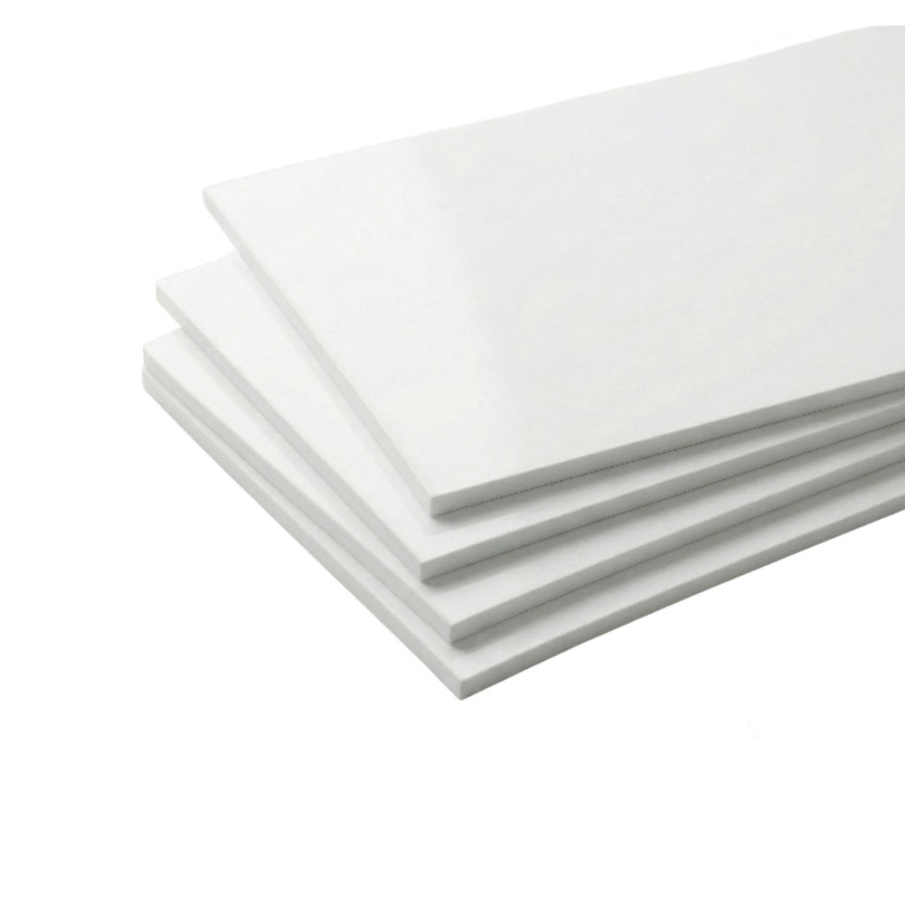 Panneau PVC prédécoupé expansé blanc mat 1200 x 600 x 5 mm - 3